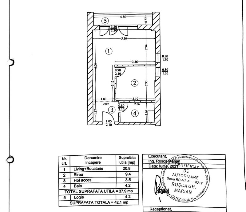 Fundeni, Dobroesti apartament 2 camere imobil 2019 etaj 4